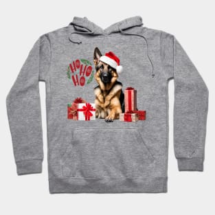 HO HO HO German Shepherd Hoodie